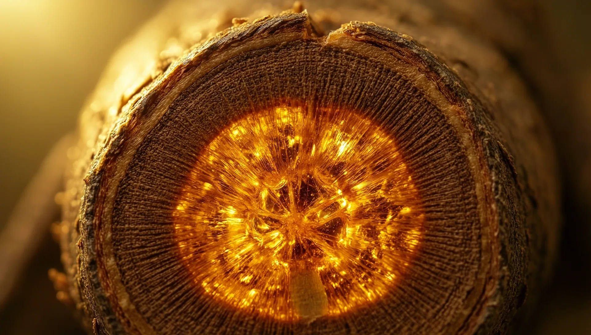 Purwoceng root macro texture